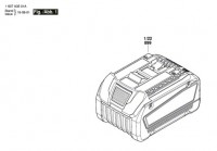 Bosch 1 607 A35 01A GBA 18V 6.3 Ah Battery Pack Spare Parts